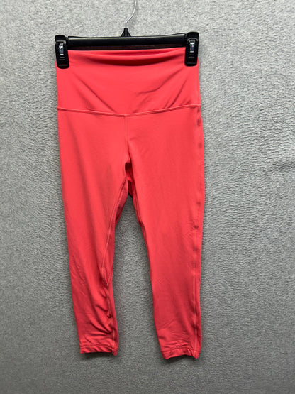 Lululemon Align High-Rise Crop 23" Size 6 Raspberry Cream