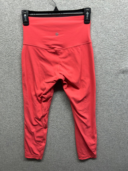 Lululemon Align High-Rise Crop 23" Size 6 Raspberry Cream