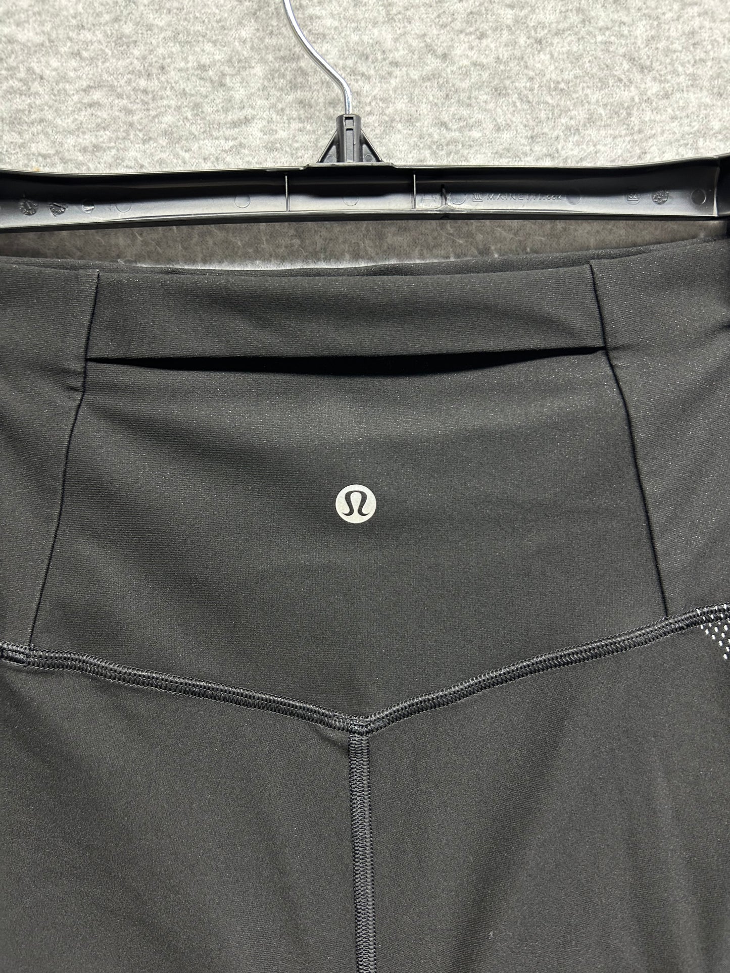 Lululemon Mapped Out High-Rise Tight 28" Size 10 Black|Glacier Grey
