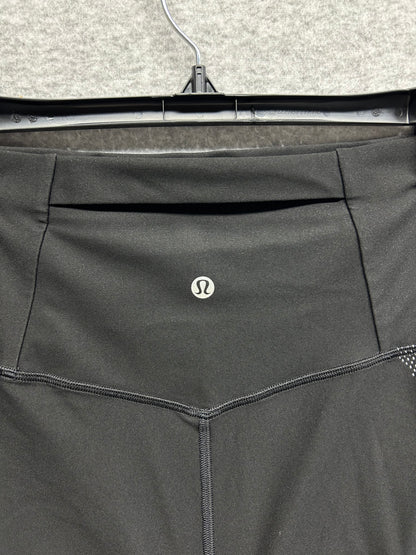Lululemon Mapped Out High-Rise Tight 28" Size 10 Black|Glacier Grey