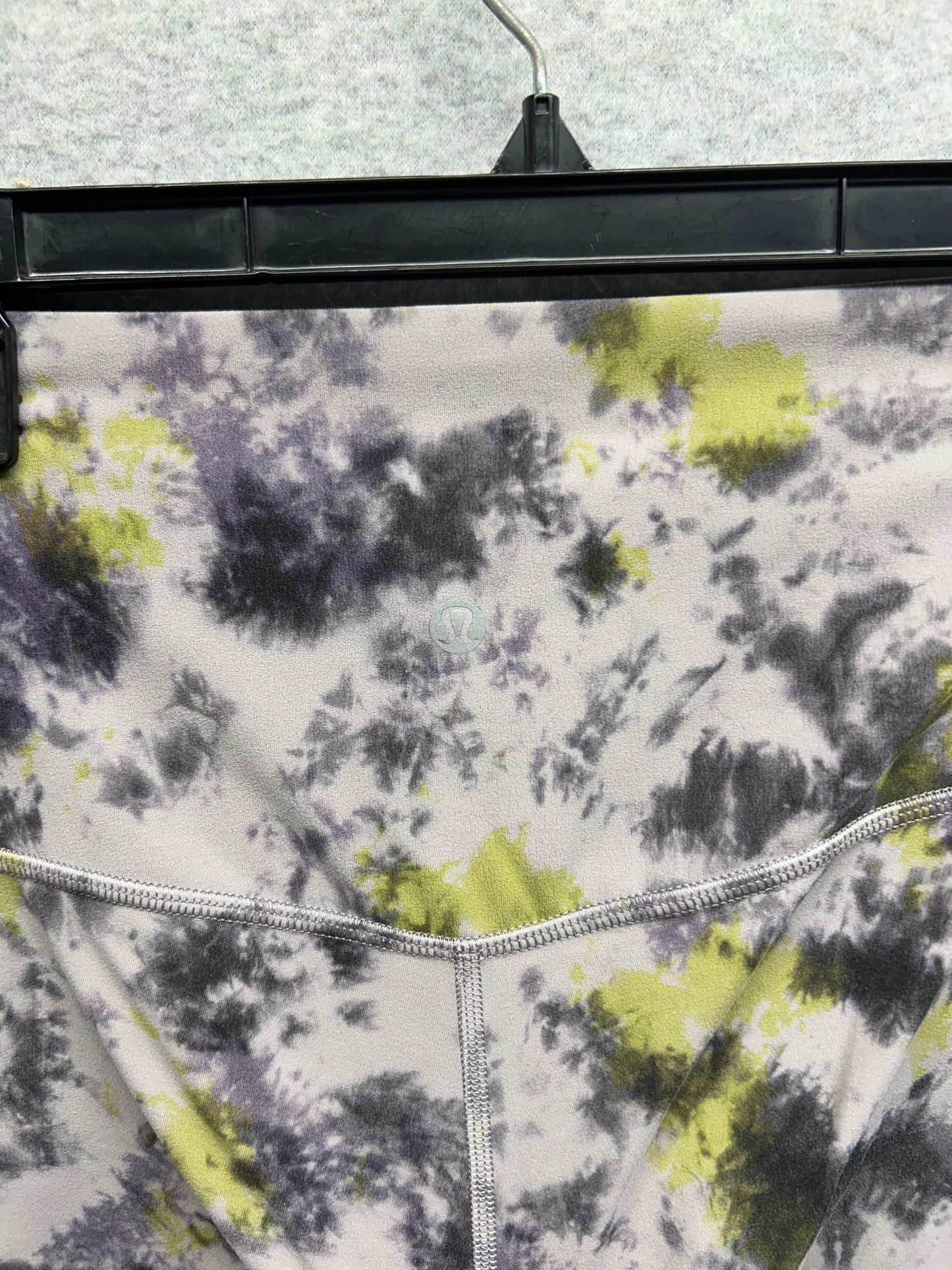 Lululemon Align High-Rise Pant 28" Size 14 Radial Tie Dye Mauve Grey Multi