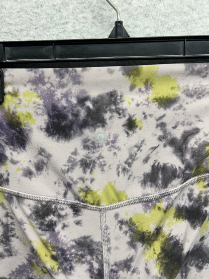 Lululemon Align High-Rise Pant 28" Size 14 Radial Tie Dye Mauve Grey Multi