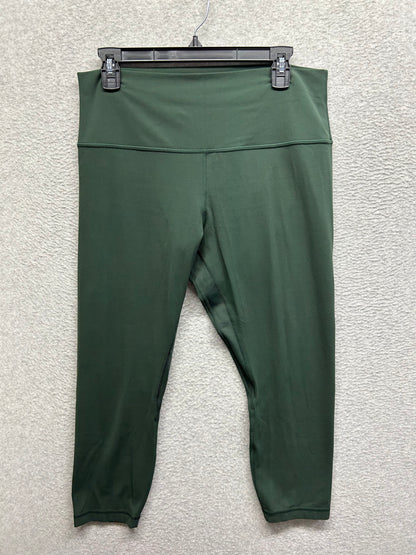 Lululemon Align High-Rise Crop 23" Size 14 (Square) Dark Forest