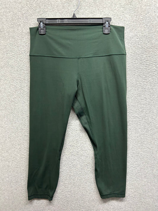 Lululemon Align High-Rise Crop 23" Size 14 (Square) Dark Forest