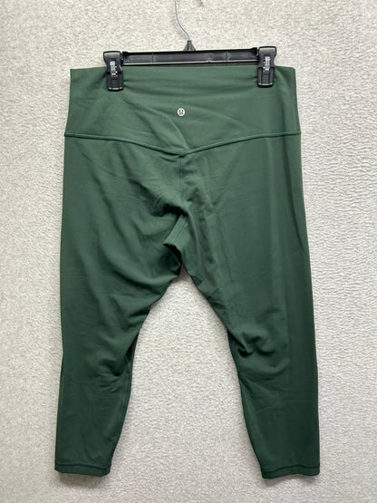 Lululemon Align High-Rise Crop 23" Size 14 (Square) Dark Forest