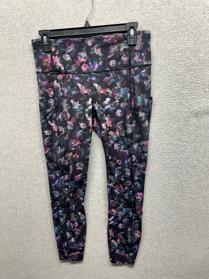 Lululemon Fast and Free Tight II 25" Nulux Size 8 Activate Floral Multi