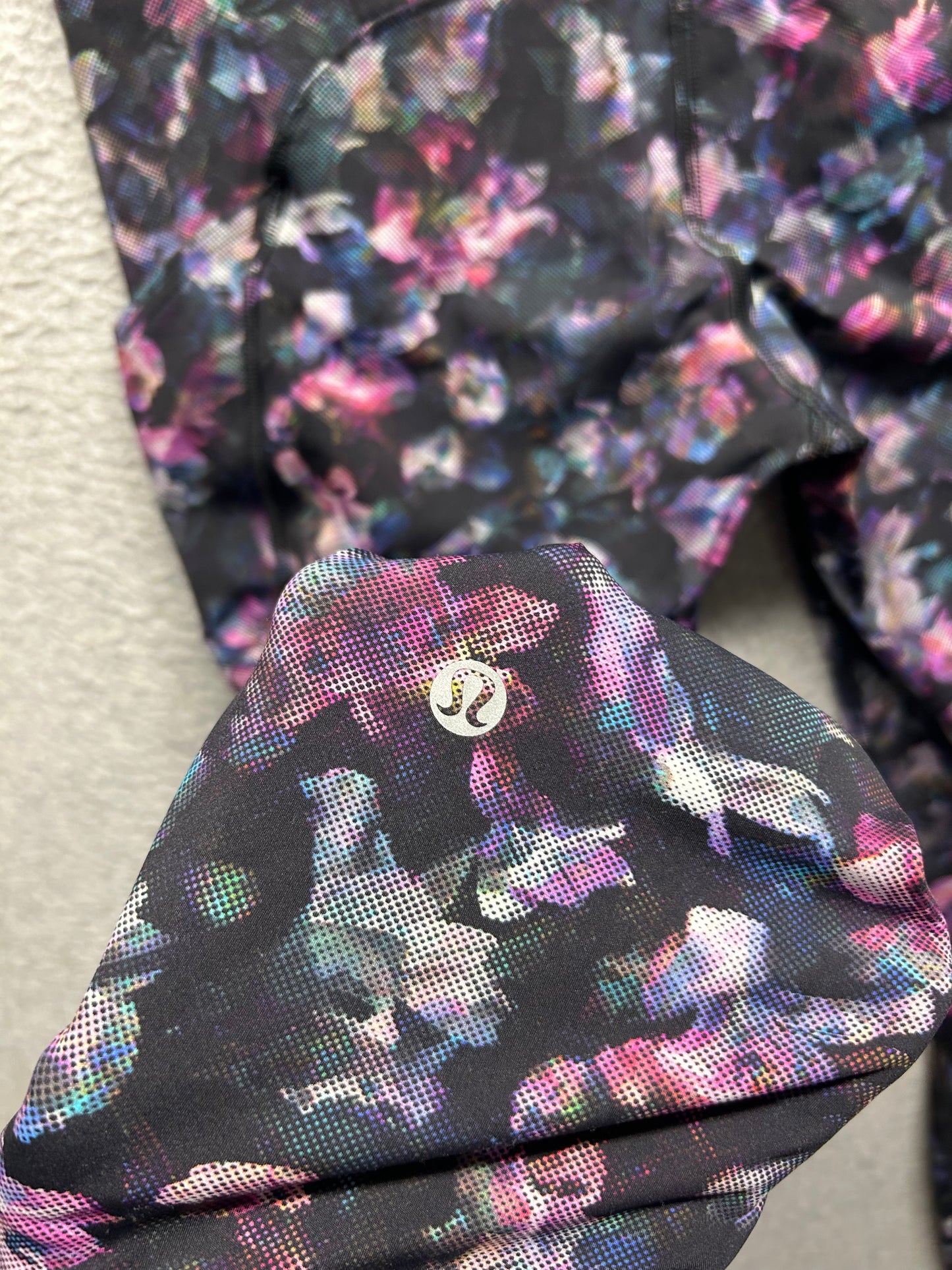 Lululemon Fast and Free Tight II 25" Nulux Size 8 Activate Floral Multi