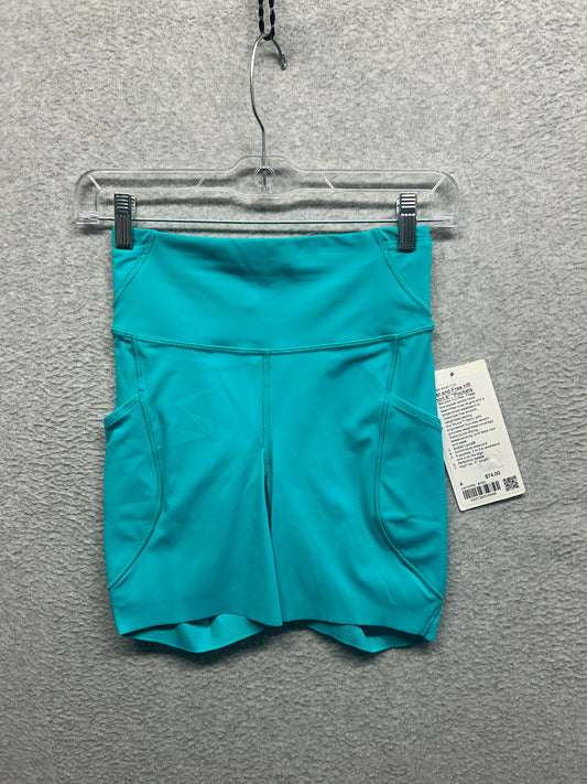 Lululemon Fast and Free High-Rise Short 6" 5 Pocket Size 4 Tropics Tone