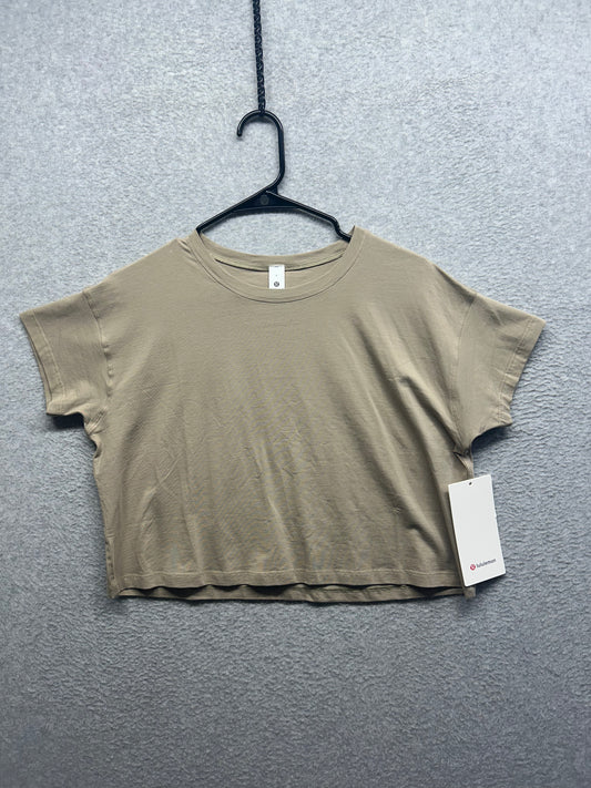 Lululemon Cates T-Shirt Sheer Size 6 Oak