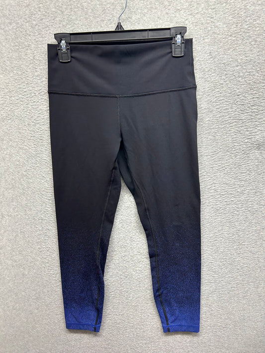 Lululemon Wunder Under Hi-Rise Tight 28" Size 8 Ombre Speckle Stop Jacquard Luon Black Blazer Blue