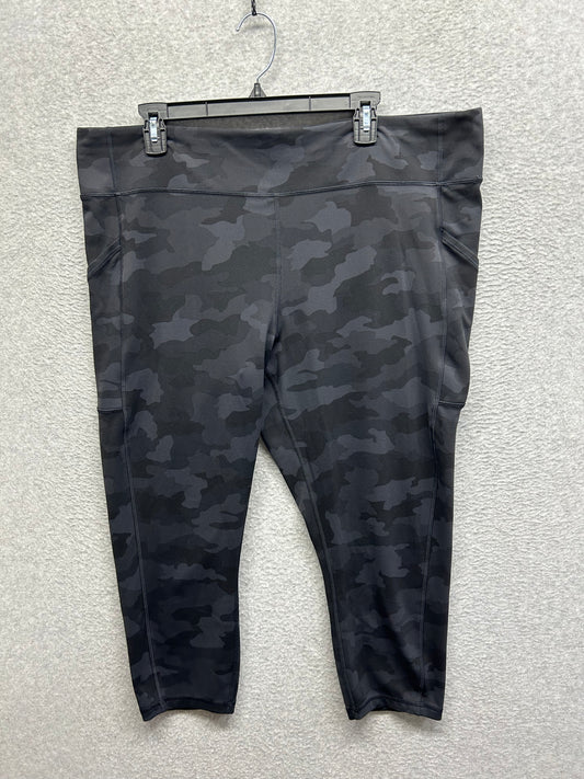 Lululemon Invigorate High-Rise Crop 23" Size 20 Heritage 365 Camo Deep Coal Multi