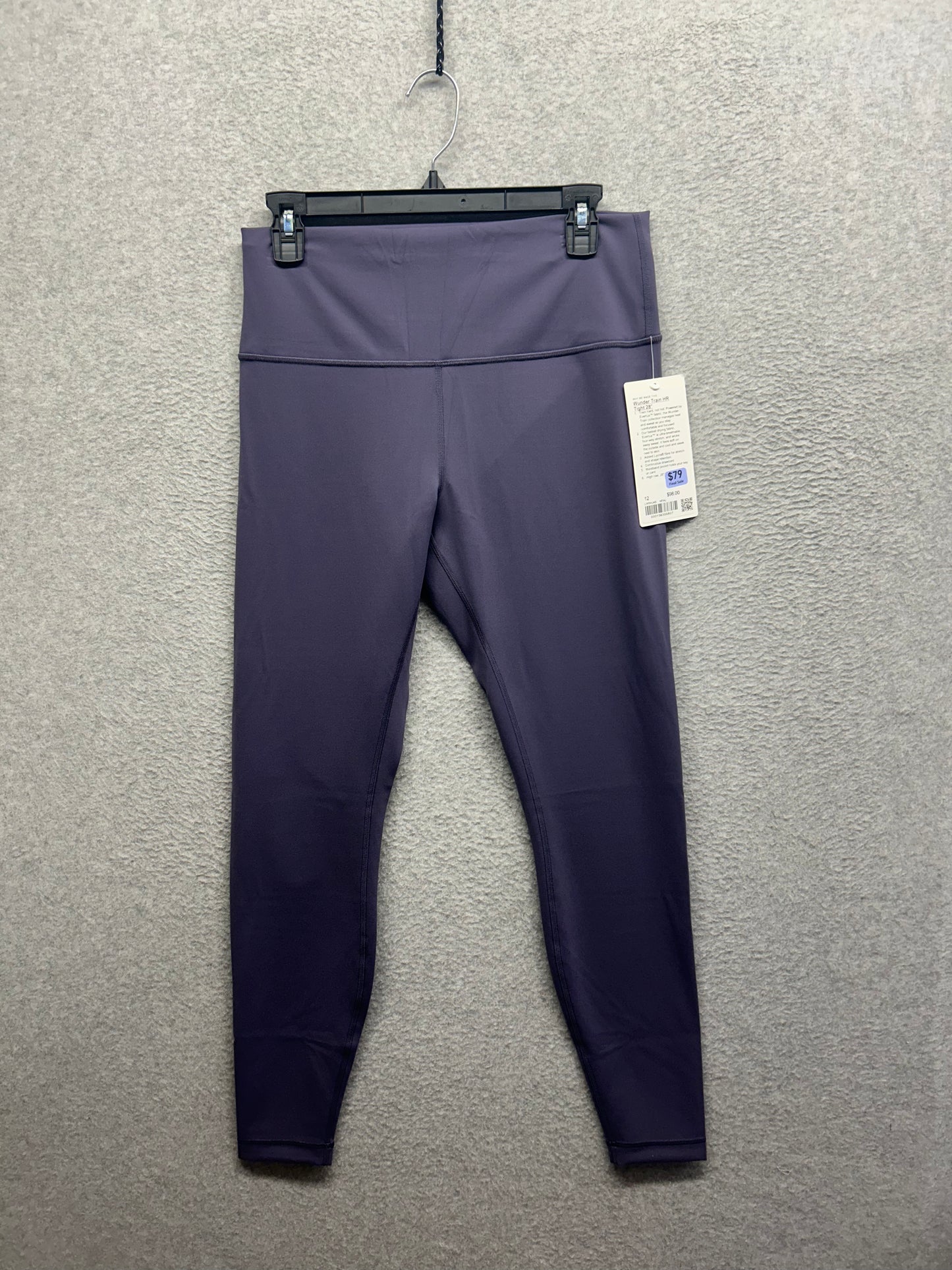 Lululemon Wunder Train High-Rise Tight 28" Size 12 Nightfall