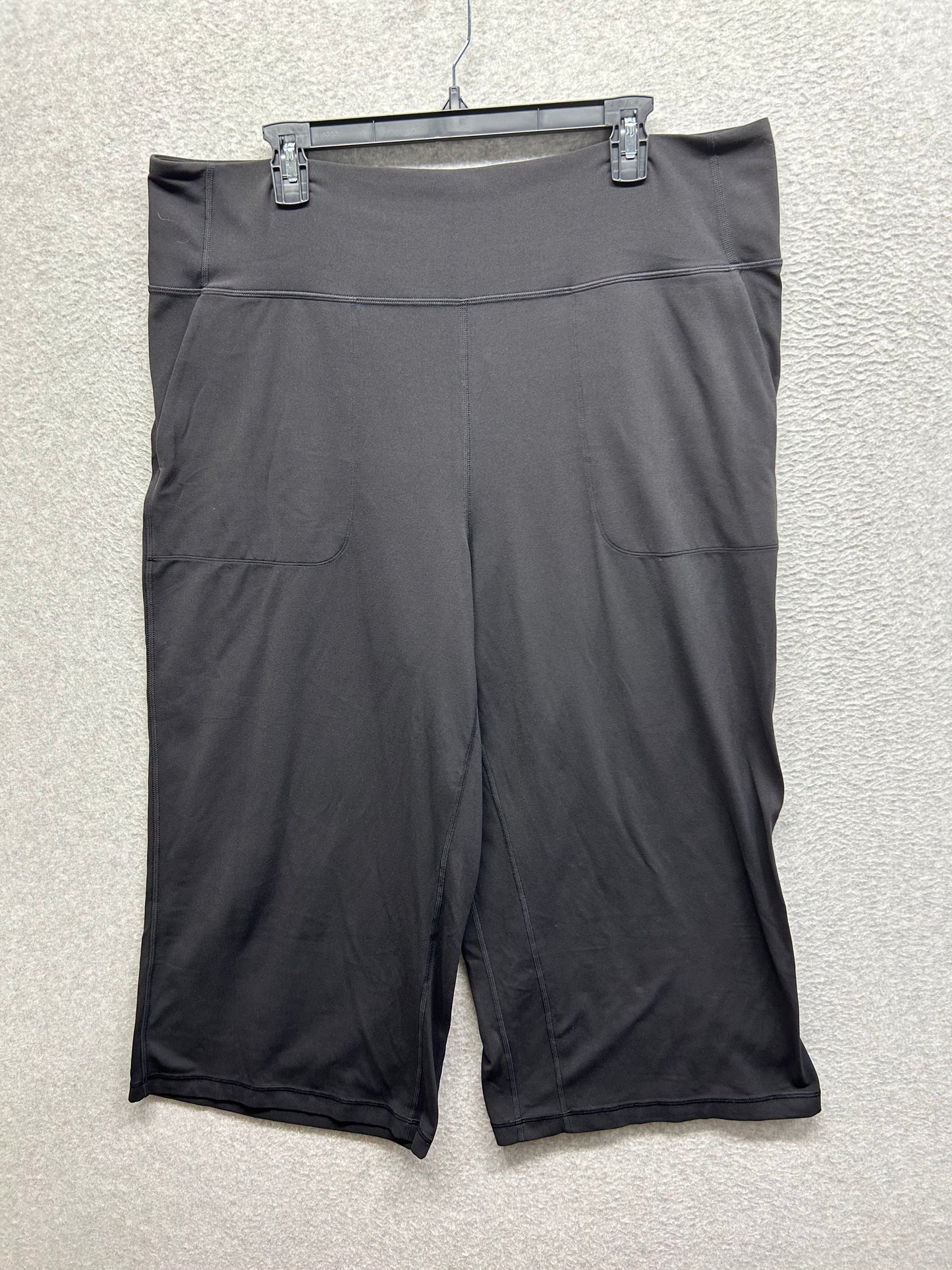 Lululemon Align Super-High-Rise Wide-Leg Crop 23" Size 20 Black