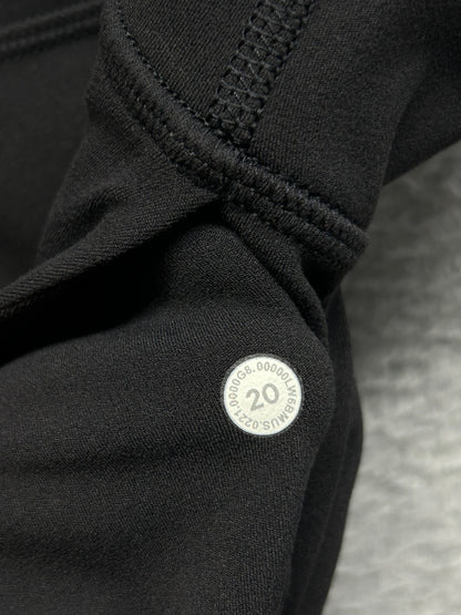 Lululemon Align Super-High-Rise Wide-Leg Crop 23" Size 20 Black