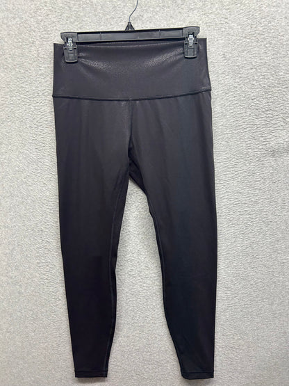 Lululemon Wunder Under High-Rise Tight Foil 28" Size 8 Luminosity Foil Print Black Black