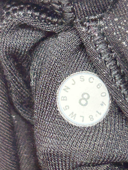 Lululemon Wunder Under High-Rise Tight Foil 28" Size 8 Luminosity Foil Print Black Black