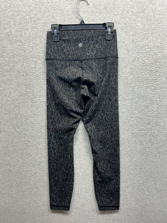 Lululemon Wunder Under High-Rise Tight 25" Size 4 Leopard Camo Deep Coal Multi
