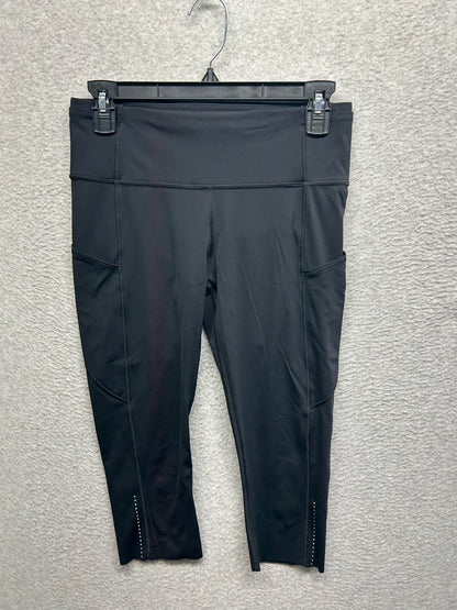 Lululemon Fast & Free Crop II 19" Size 8 Black