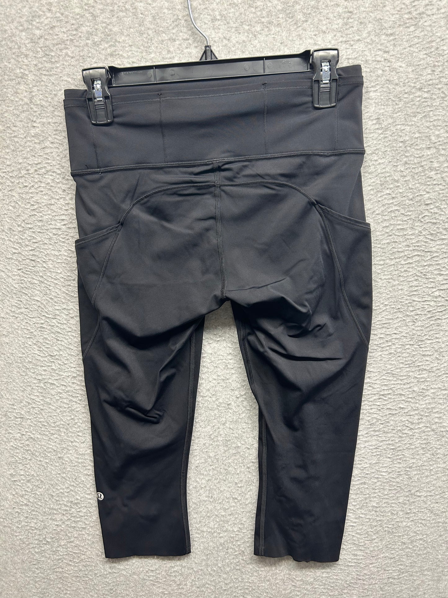 Lululemon Fast & Free Crop II 19" Size 8 Black