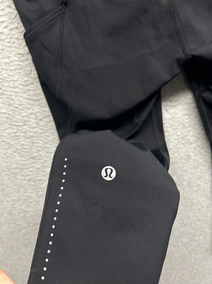 Lululemon Fast & Free Crop II 19" Size 8 Black
