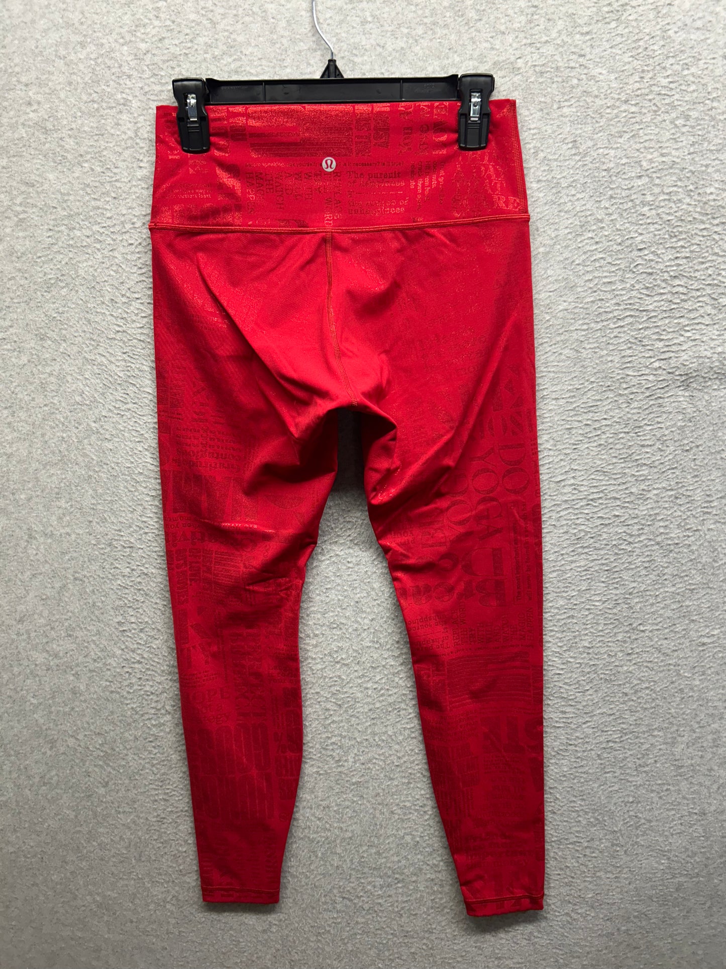 Lululemon Wunder Under High-Rise Tight 28" Luxtreme Size 8 20YR Manifesto Foil Dark Red