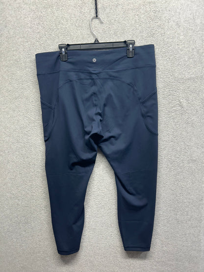 Lululemon Invigorate High-Rise Tight 25" Size 18 True Navy