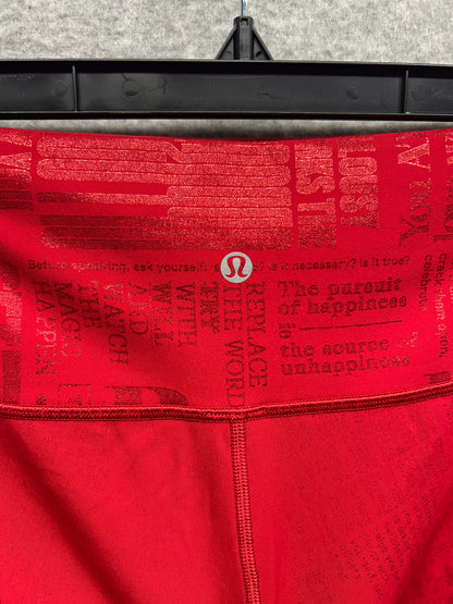 Lululemon Wunder Under High-Rise Tight 28" Luxtreme Size 8 20YR Manifesto Foil Dark Red