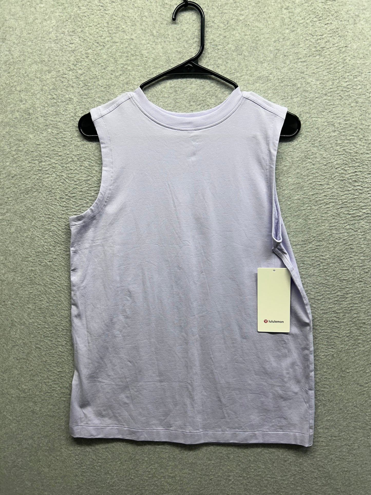 Lululemon All Yours Organic Cotton Tank Top Size Small Lavender Frost