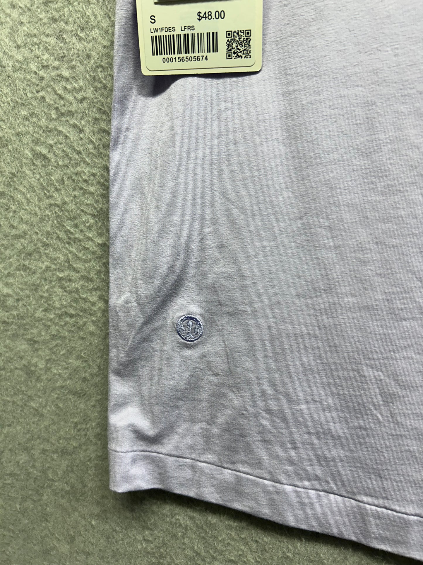 Lululemon All Yours Organic Cotton Tank Top Size Small Lavender Frost