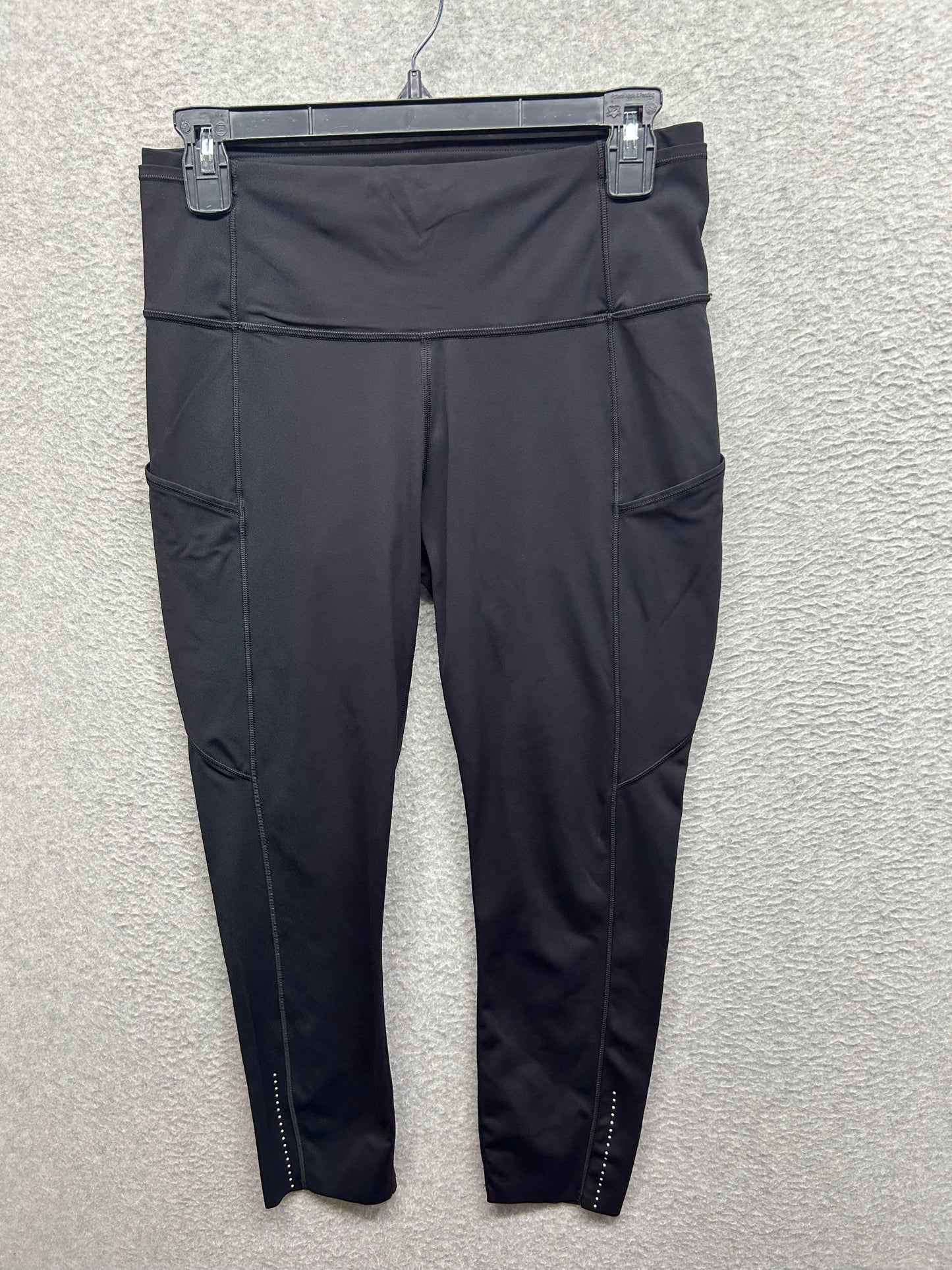 Lululemon Fast and Free High-Rise Crop 23" Size 8 (Square) Black