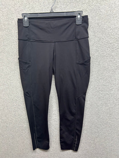 Lululemon Fast and Free High-Rise Crop 23" Size 8 (Square) Black