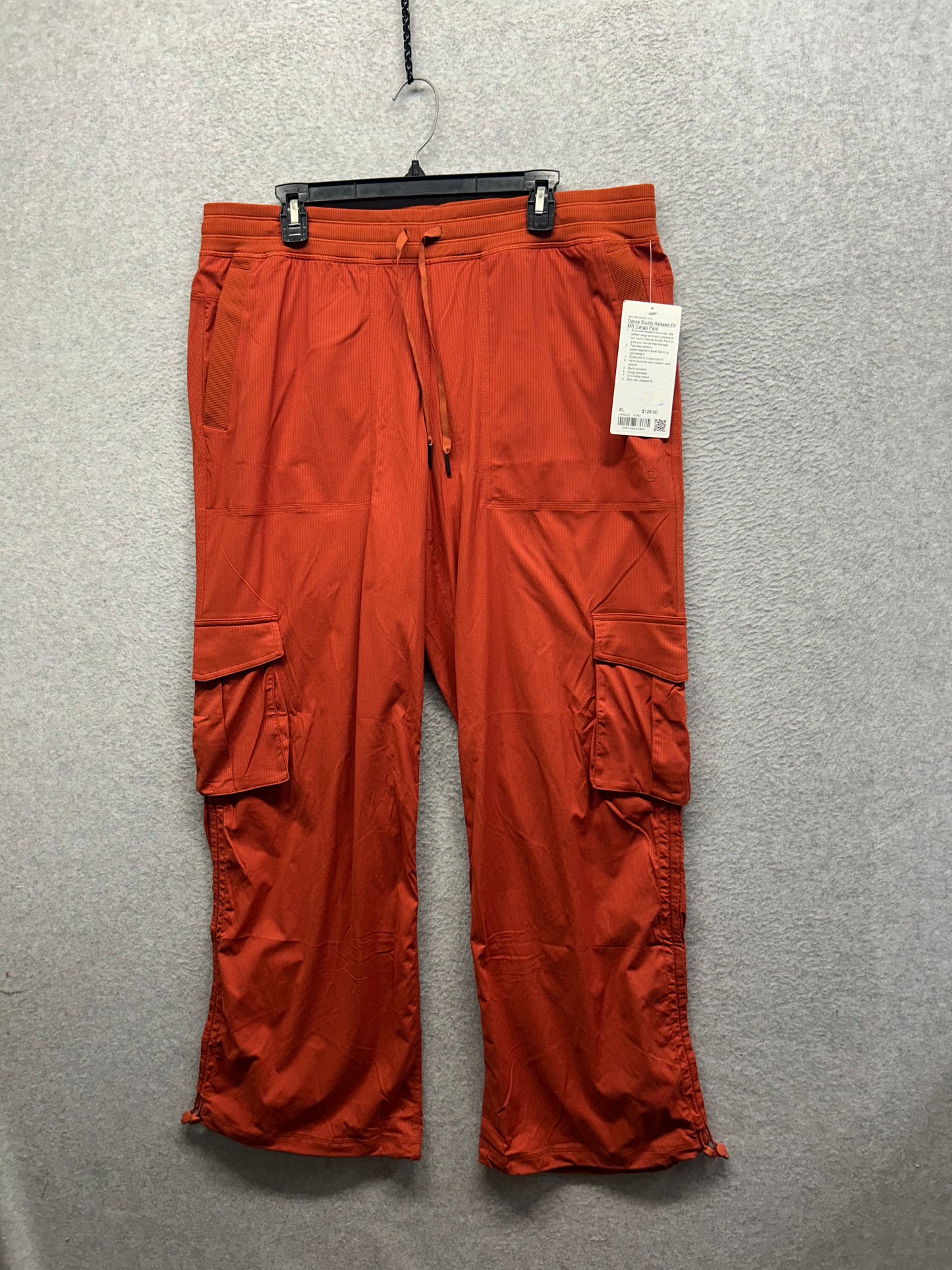 Lululemon Dance Studio Relaxed-Fit Mid-Rise Cargo Pant Size XL Autumn Rust