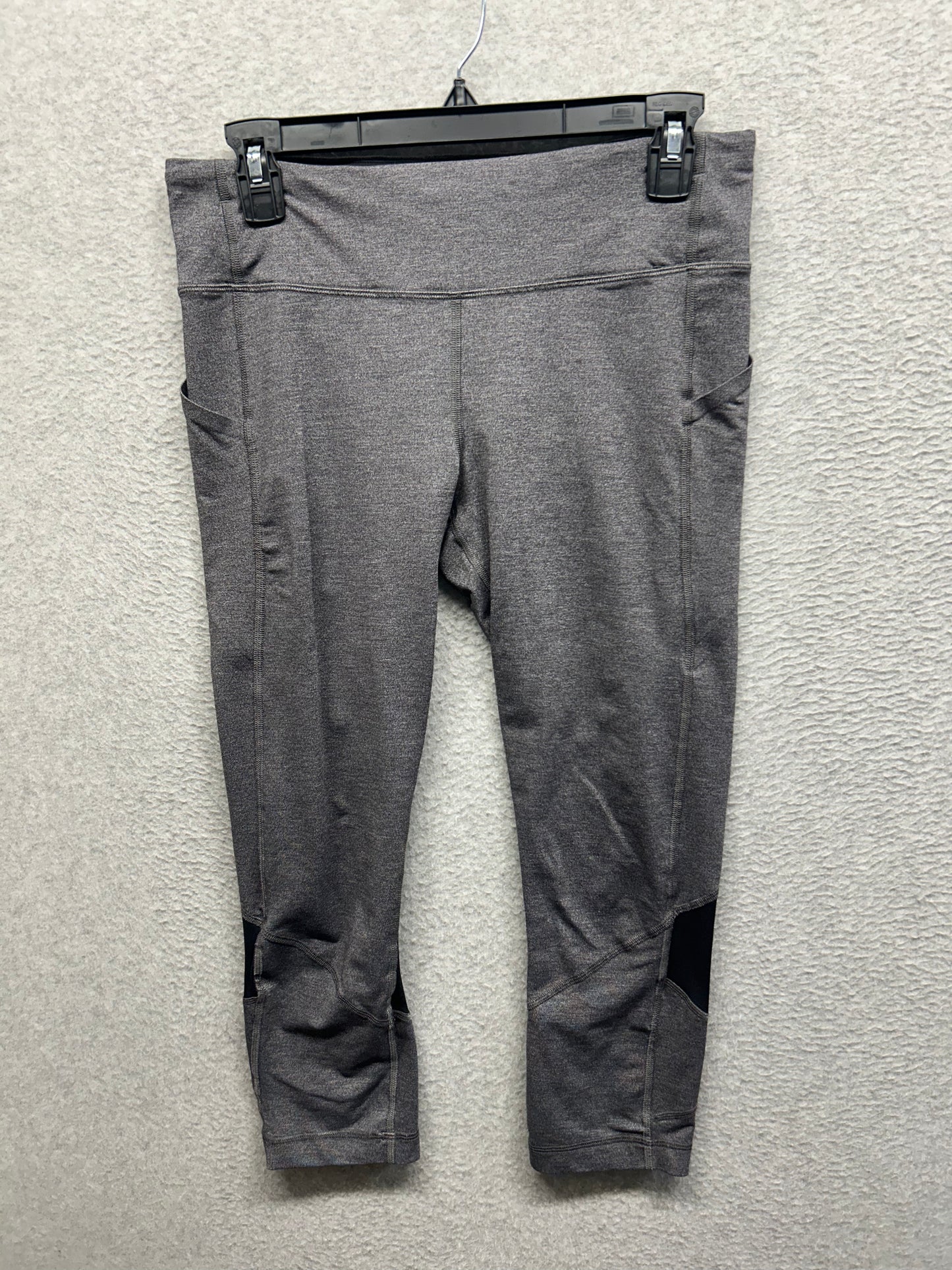 Lululemon Pace Rival Crop Size 8 Heathered Gray