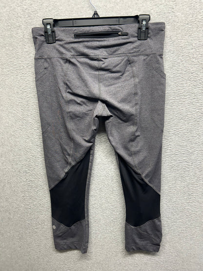 Lululemon Pace Rival Crop Size 8 Heathered Gray