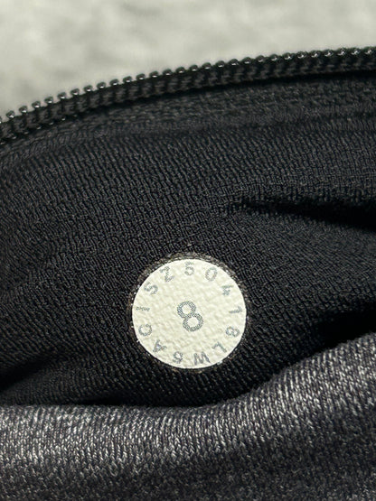 Lululemon Pace Rival Crop Size 8 Heathered Gray