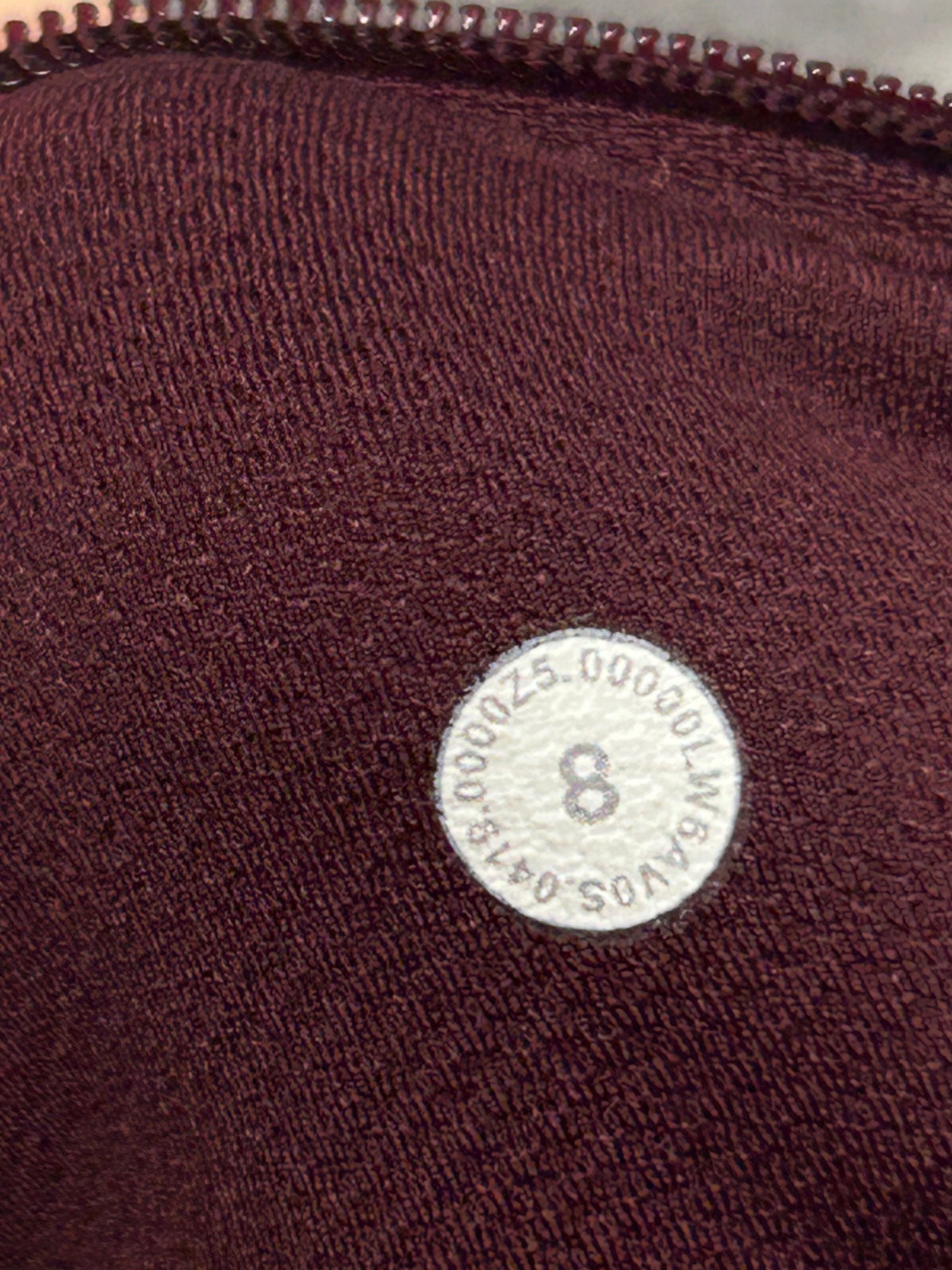 Lululemon Pace Rival Crop 22" Size 8 Garnet