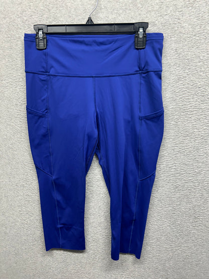 Lululemon Fast and Free High-Rise Crop 19" Size 10 Psychic