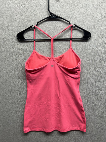 Lululemon Power Pose Tank Size 6 Flash Light Tone