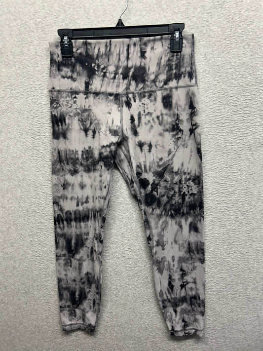 Lululemon Align Pant II 25" Size 10 Game Day Dark Chrome Black Multi