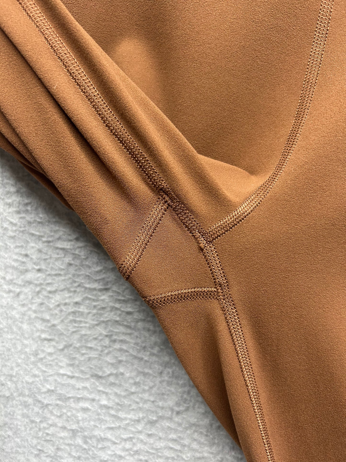 Lululemon Groove Super-High-Rise Flared Pant Nulu Size 10 Roasted Brown