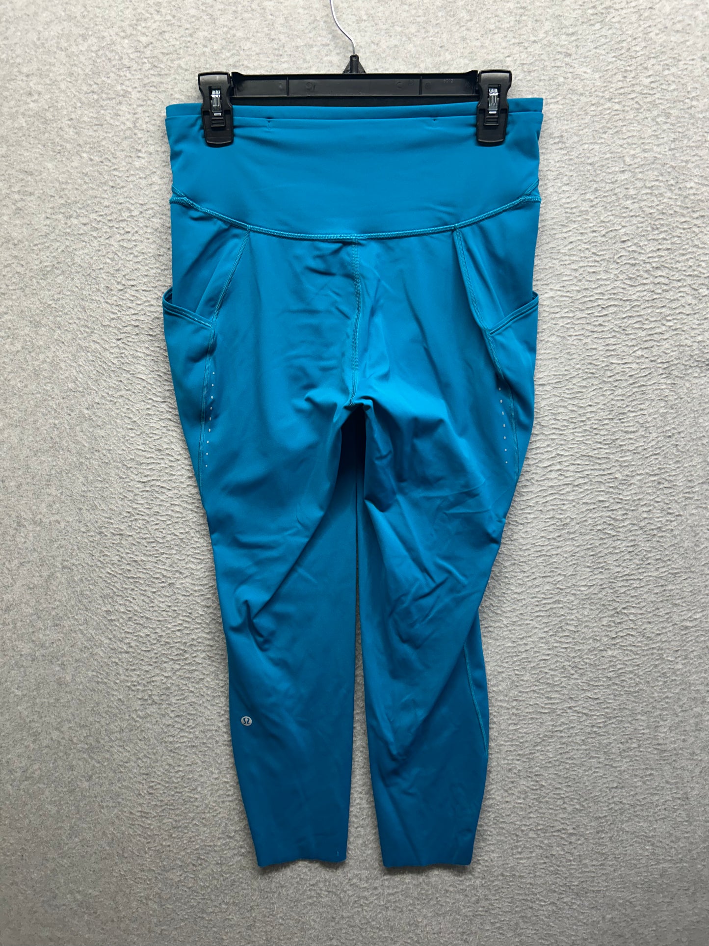 Lululemon Fast and Free High-Rise Tight 25" 5 Pocket Size 10 (Square) Hawaiian Blue