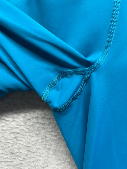 Lululemon Fast and Free High-Rise Tight 25" 5 Pocket Size 10 (Square) Hawaiian Blue