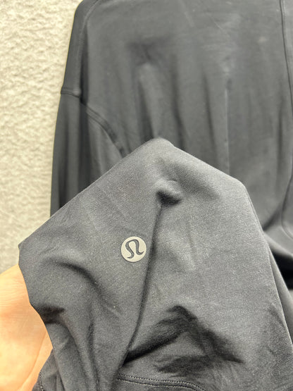 Lululemon Modal Relaxed-Fit Lounge Long-Sleeve Shirt Size 8 Black