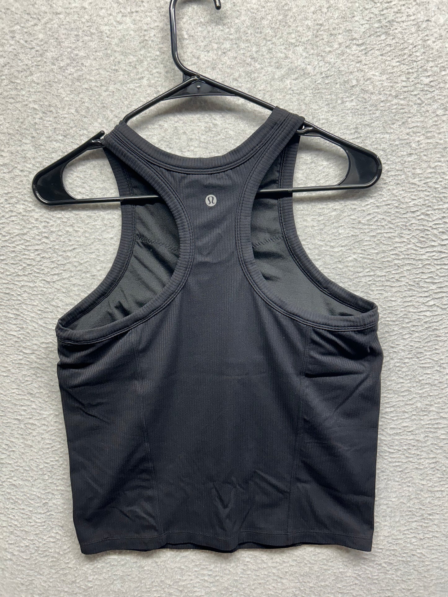 Lululemon Ribbed Nulu Racerback Yoga Tank Top Size 12 Black