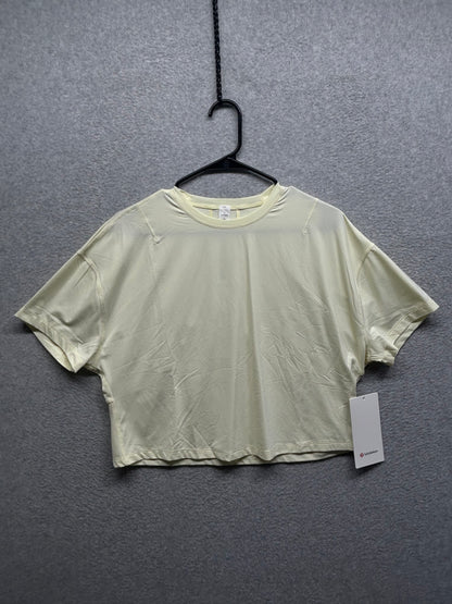 Lululemon Abrasion-Resistant Training T-Shirt Size 6 Oversized Sundance
