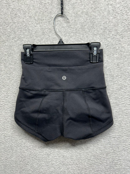 Lululemon Wunder Short Luon High Rise 2" Size 2 Black
