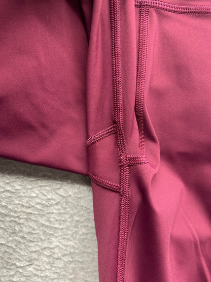 Lululemon Run Crew Tight 28" Size 10 Deep Ruby