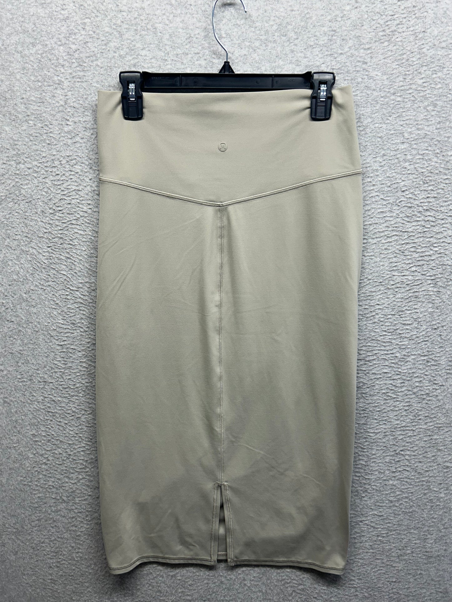 Lululemon Nulu Slim-Fit High-Rise Skirt Size 10 (Square) Filbert Tan