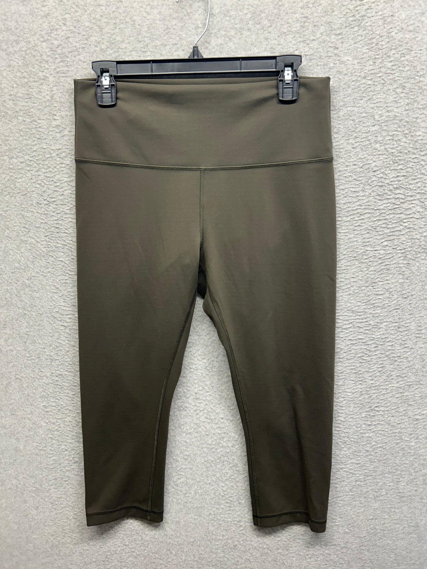 Lululemon Wunder Train High-Rise Crop 21" Size 12 Dark Olive