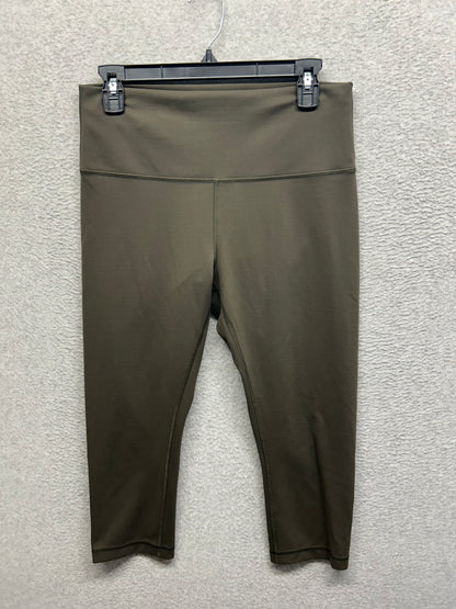 Lululemon Wunder Train High-Rise Crop 21" Size 12 Dark Olive